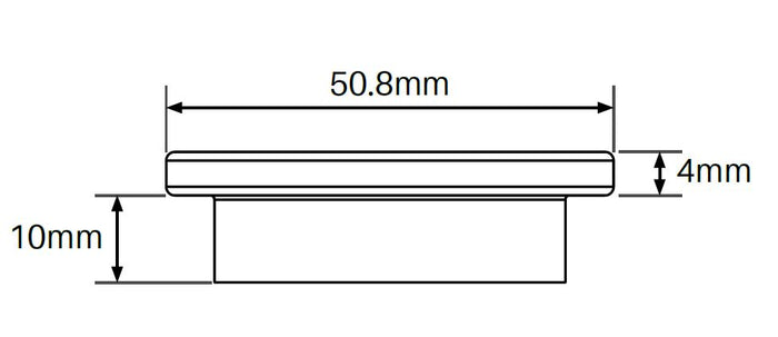 MOD50 post top cap for 50mm diamater stainless steel posts - Image 2