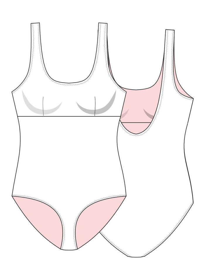 Mojito One Piece Swimsuit PDF Immediate Download Sewing Pattern, Fitiyoo