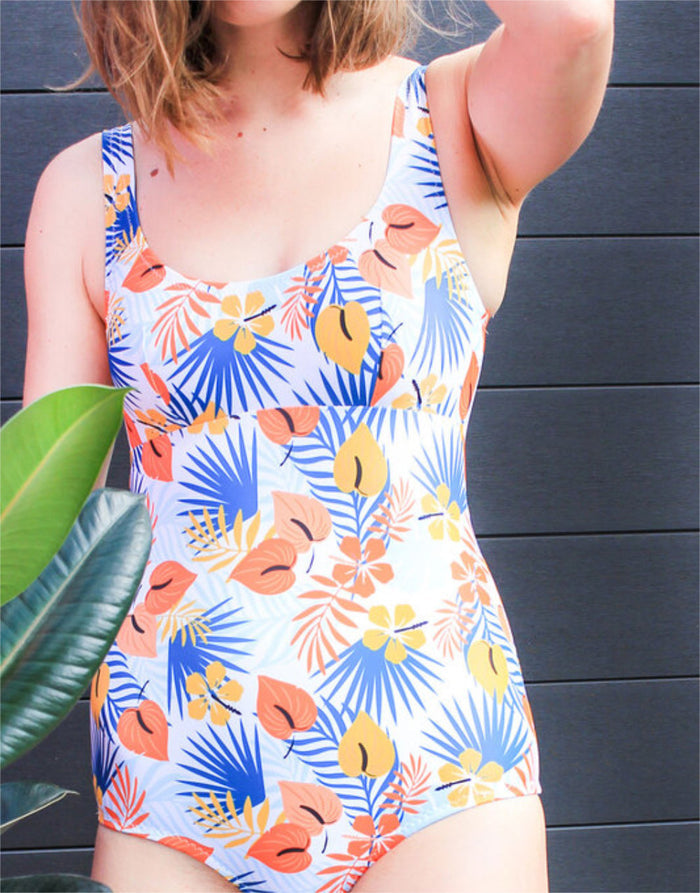 Mojito One Piece Swimsuit PDF Immediate Download Sewing Pattern, Fitiyoo