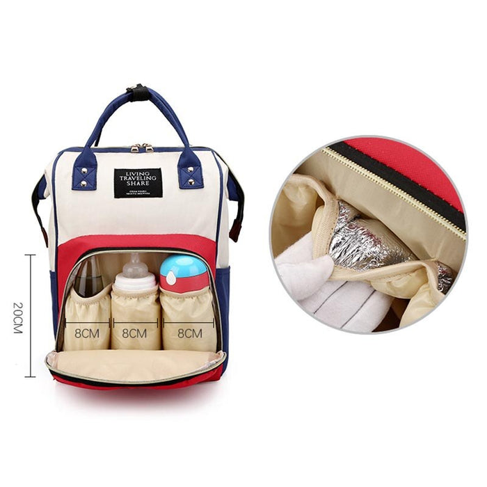 Mommy Backpack - Water Resistant Baby Accessories Bag