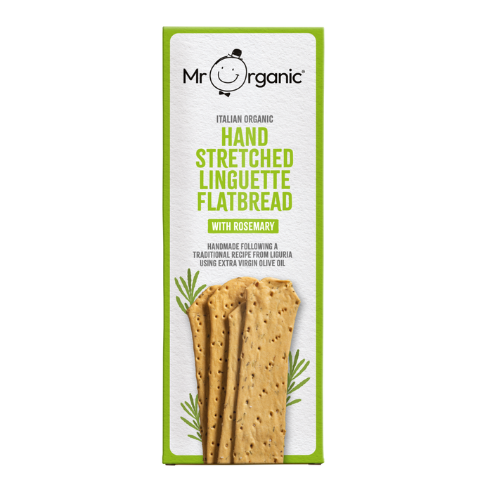 Mr Organic Rosemary Linguette Flatbread 150g
