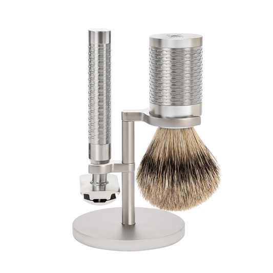 Muhle | ROCCA 3-Piece Shaving Set Stainless Steel