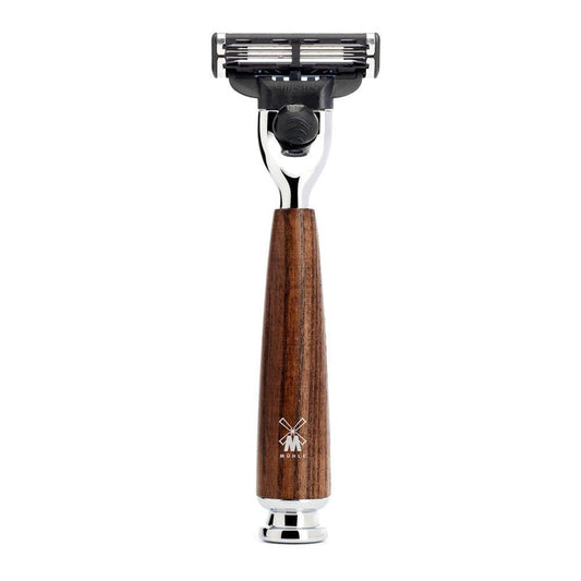MÜHLE Rytmo Steamed Ash Mach-3 Razor