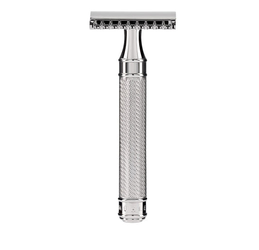 MÜHLE Traditional Large Stainless Steel Safety Razor - Open Comb