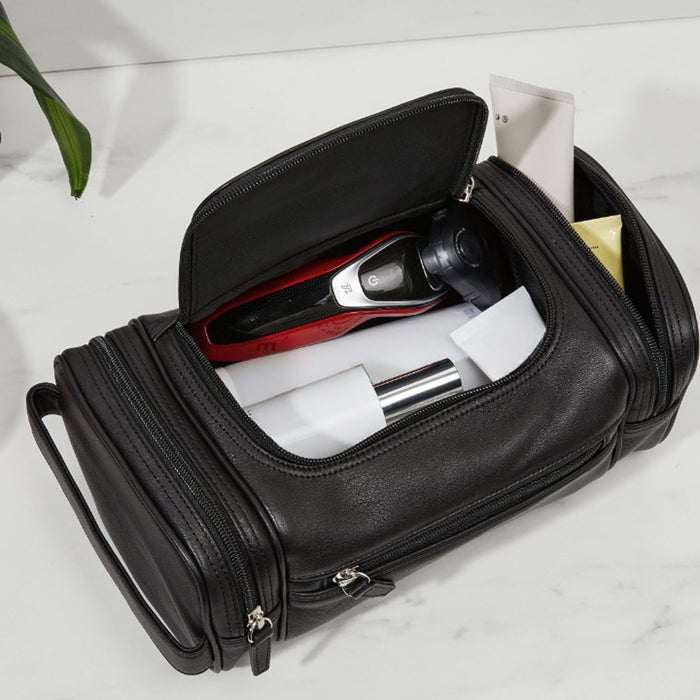 Multi Pocket Toiletry Bag Espresso
