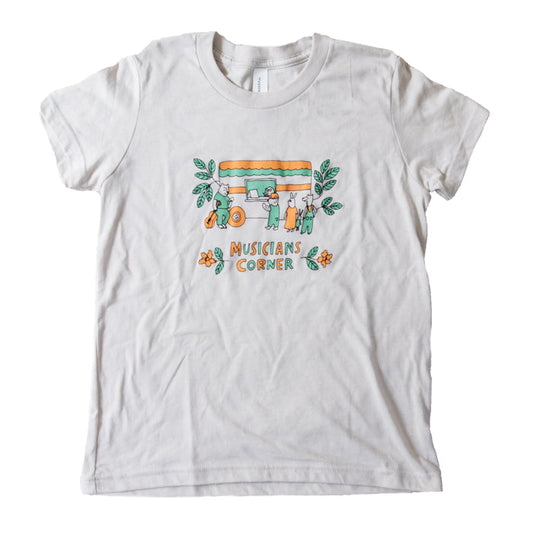 Musicians Corner Food Truck Children's T-Shirt