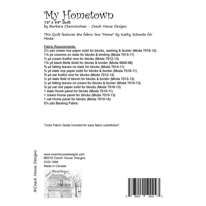 My Hometown Quilt Pattern