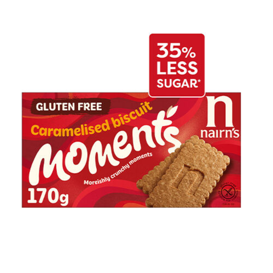 Nairn's Gluten Free Caramelised Biscuit Moments 170g