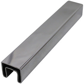 Nanorail Handrail, Stainless Steel, 25 x 21mm, Capping rail - Image 1