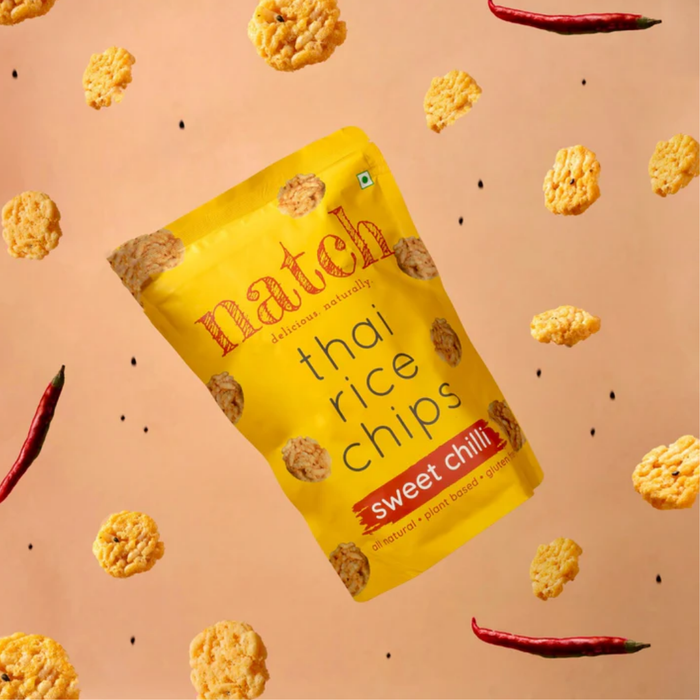 Natch Thai Rice Chips Sweet Chilli 100g