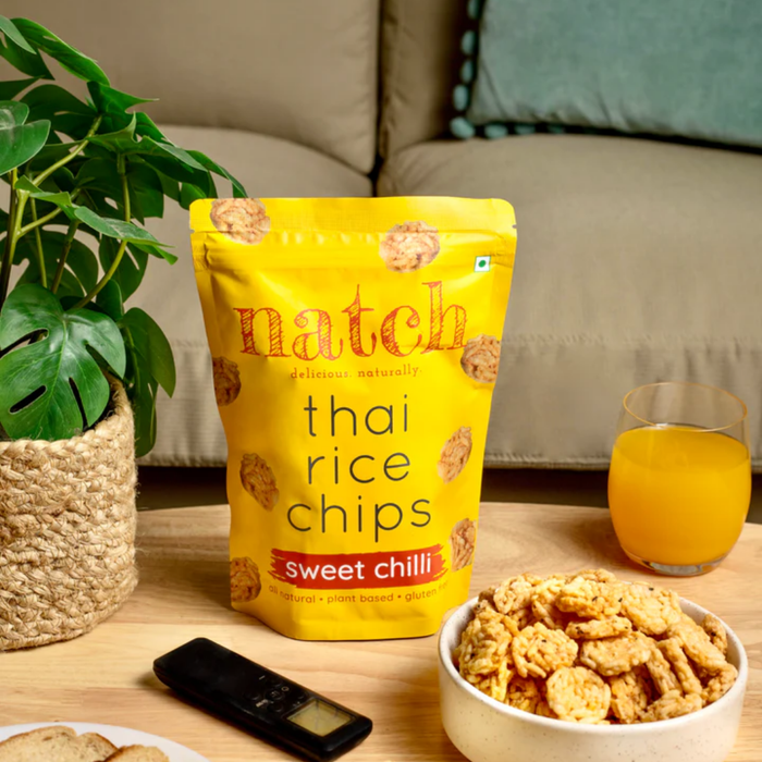 Natch Thai Rice Chips Sweet Chilli 100g