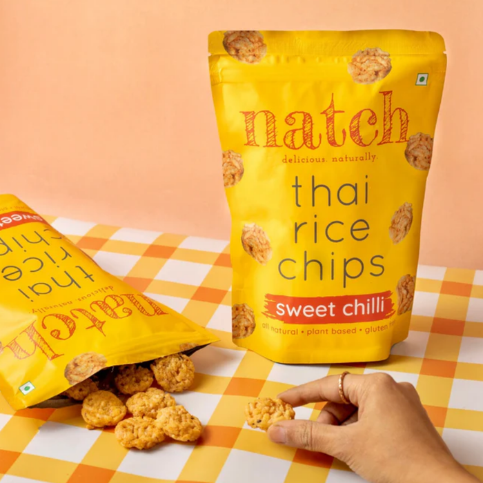 Natch Thai Rice Chips Sweet Chilli 100g