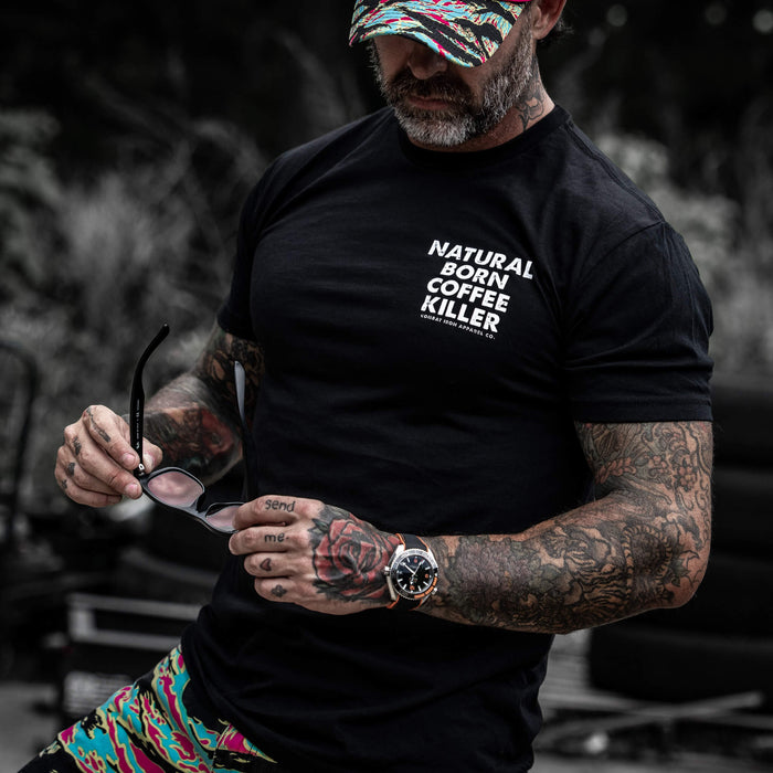 Natural Born Coffee Killer Men's T-Shirt