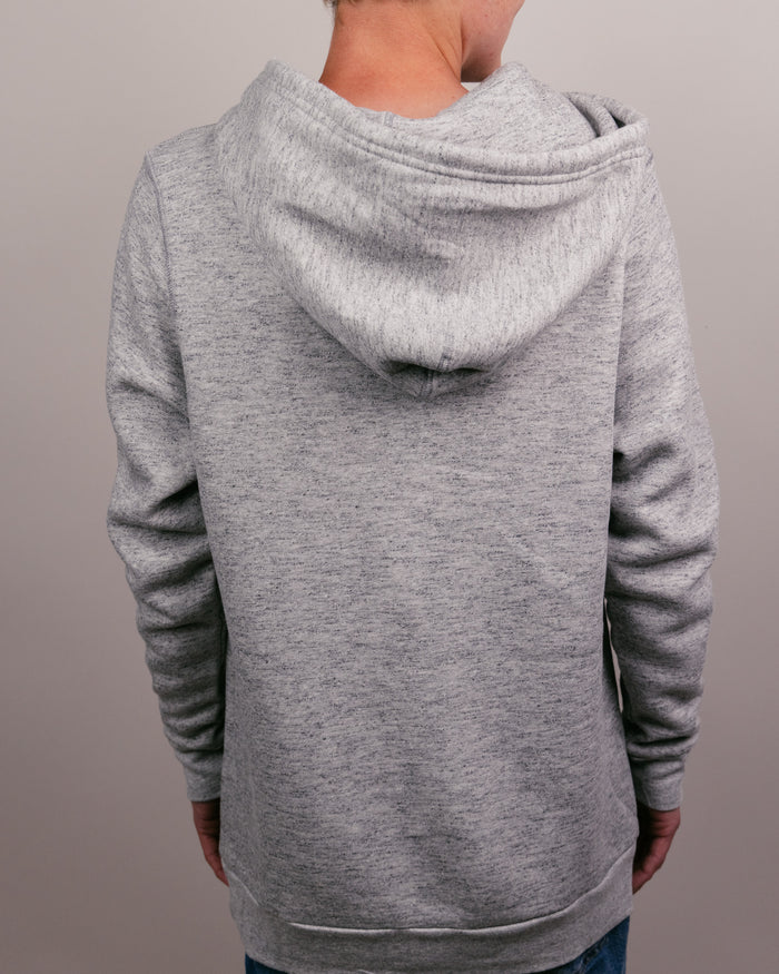 Athletic Grey Nebraska Huskers Script Vintage Hoodie Sweatshirt Back