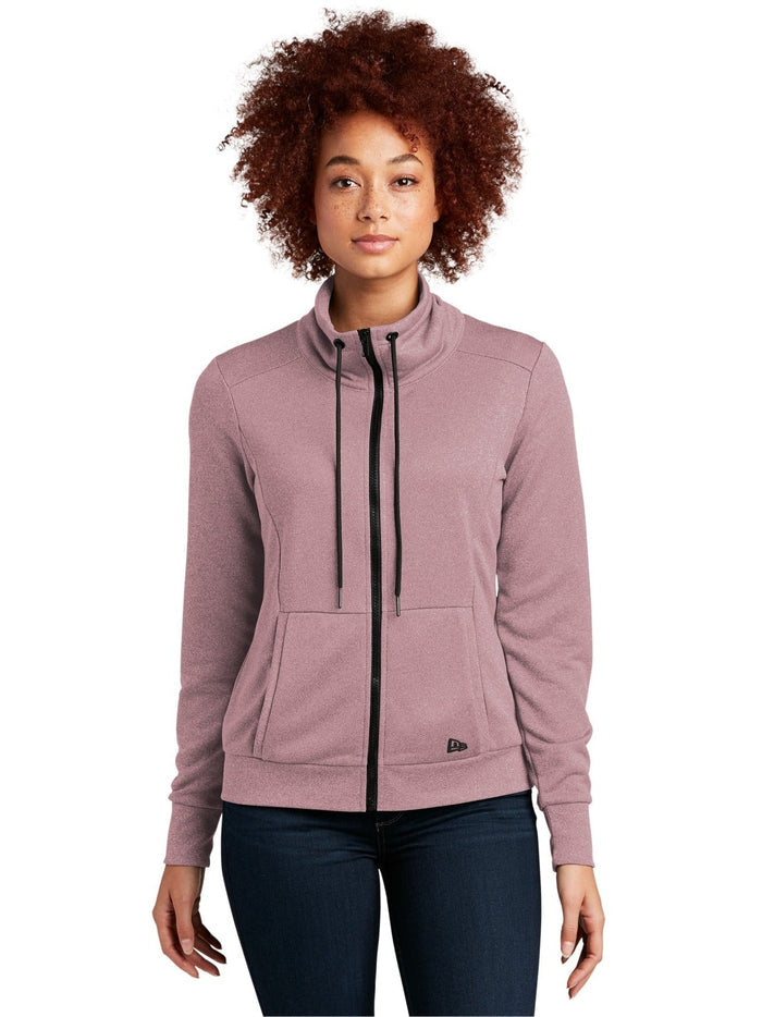 no-logo New Era Ladies Performance Terry Full-Zip Cowl-Regular-New Era-Thread Logic