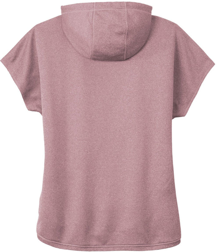 no-logo New Era Ladies Performance Terry Short Sleeve Hoodie-Regular-New Era-Thread Logic