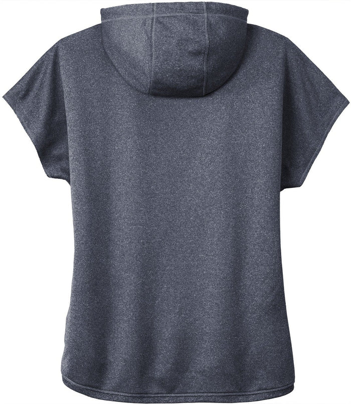no-logo New Era Ladies Performance Terry Short Sleeve Hoodie-Regular-New Era-Thread Logic