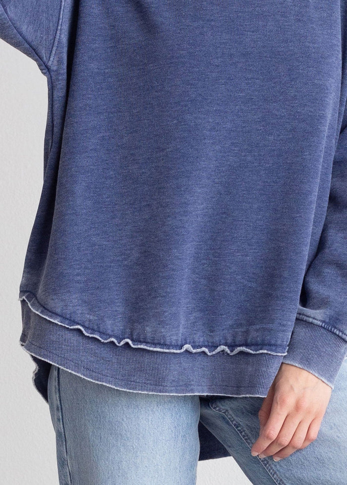 North Carolina Tar Heels Women's Ink Burnout Campus Pullover