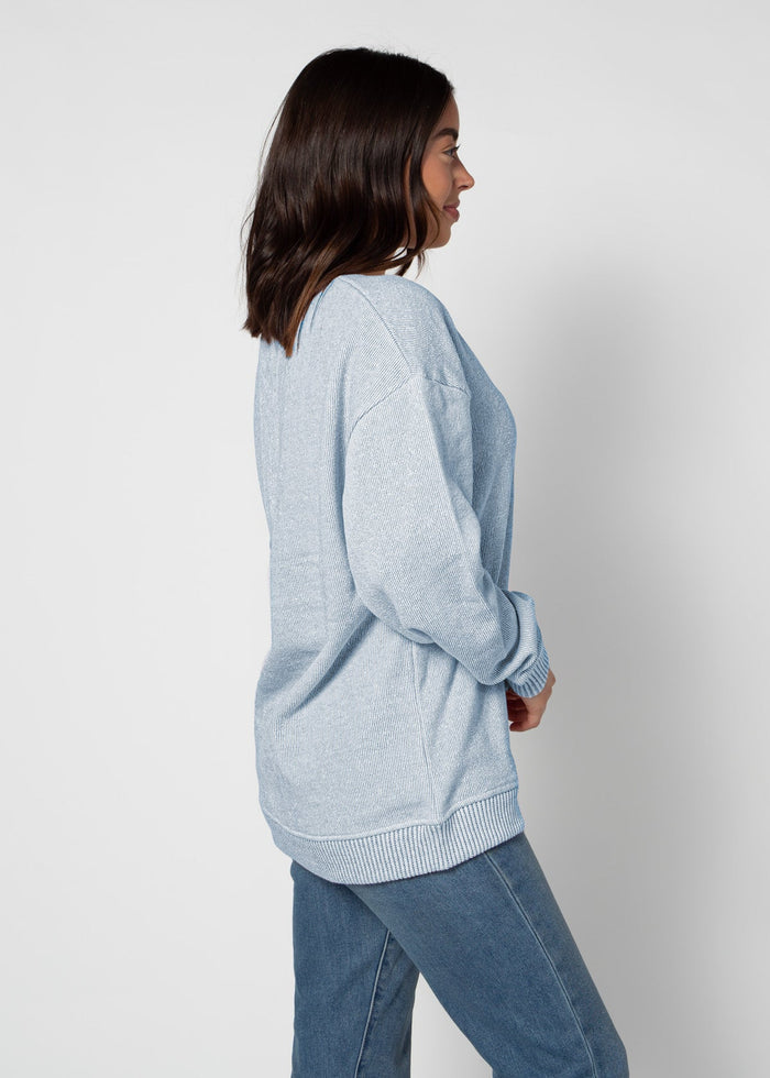 North Carolina Tar Heels Women's Ink Warm Up Crew Sweatshirt
