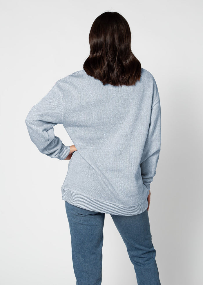 North Carolina Tar Heels Women's Ink Warm Up Crew Sweatshirt