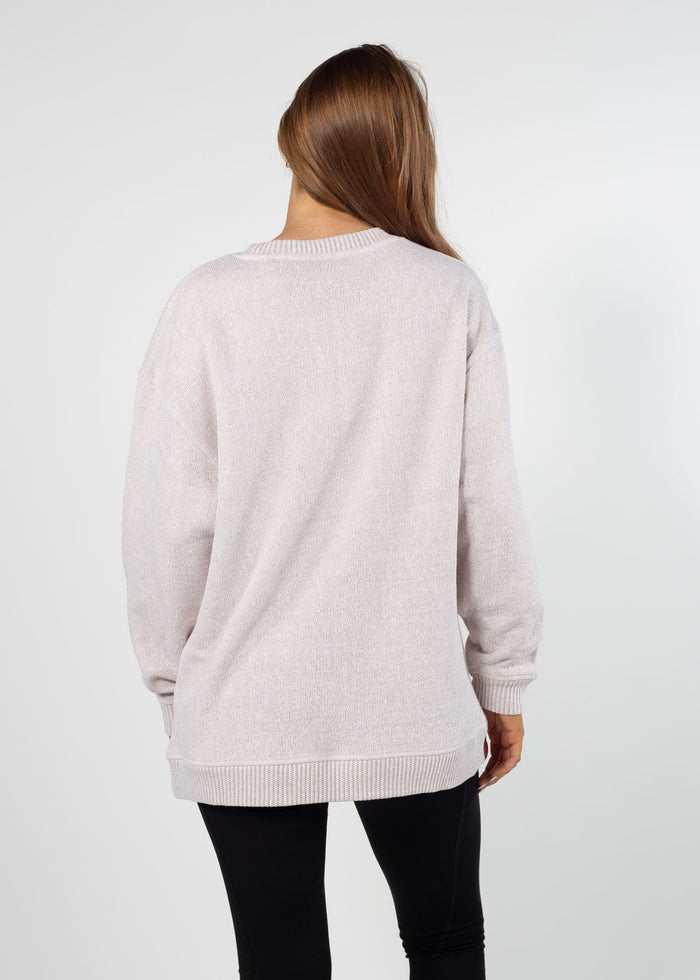 North Carolina Tar Heels Women's Natural Warm Up Crew Sweatshirt