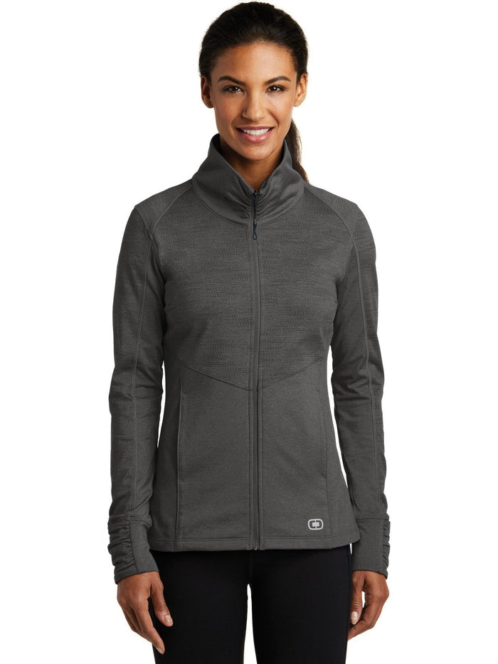 no-logo OGIO Ladies Sonar Full-Zip-Regular-OGIO-Thread Logic