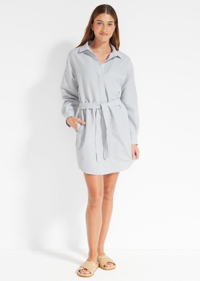 On The Move Shirt Dress