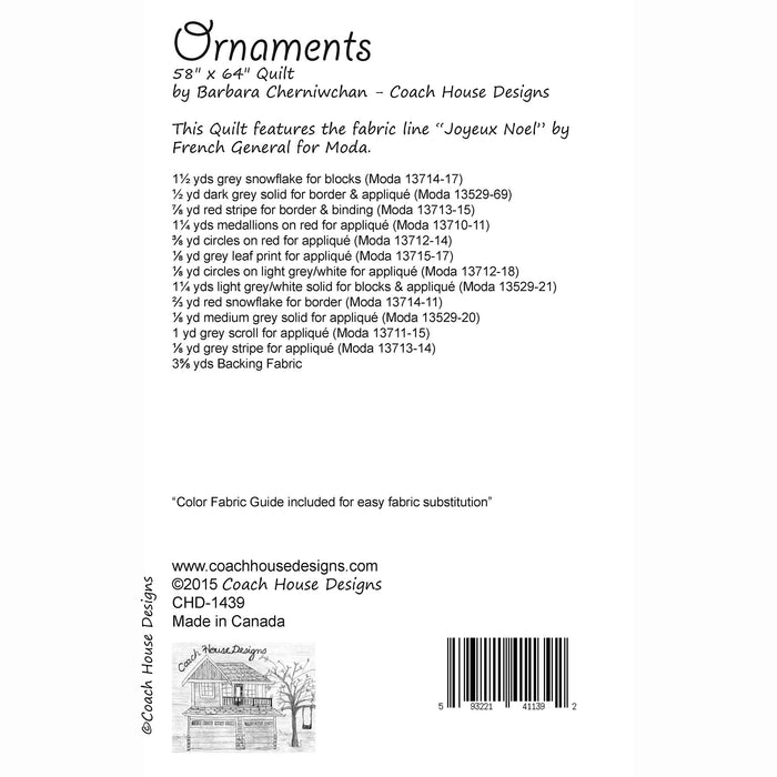 Ornaments Quilt Pattern