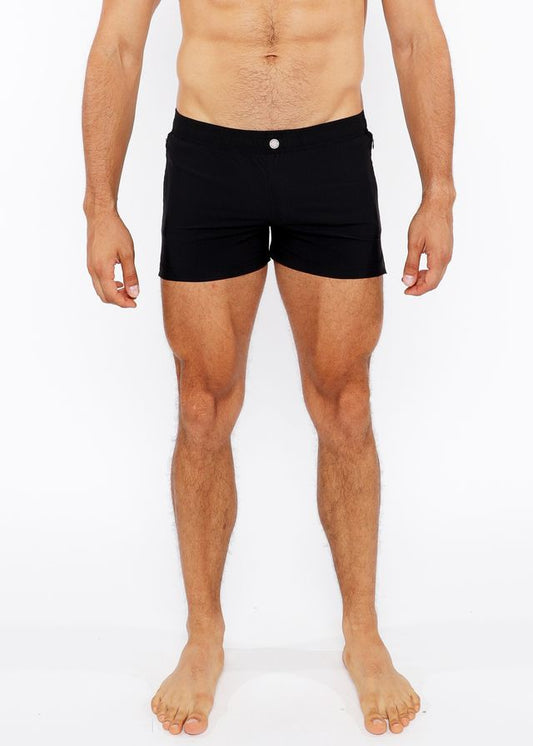 PINSTRIPE SWIM SHORT