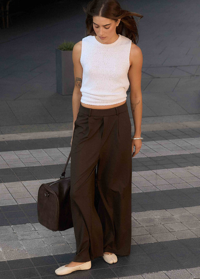 Pleated Tailored Trouser