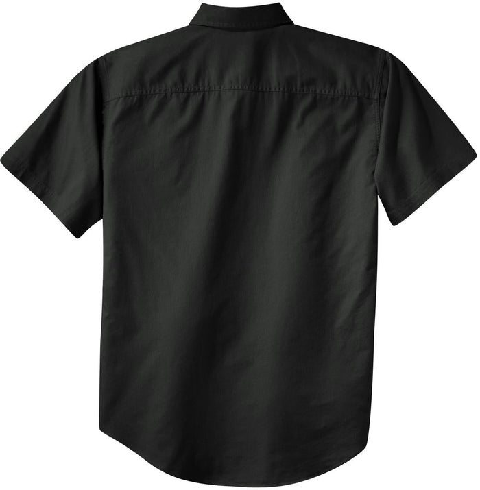 no-logo Port Authority Short Sleeve Twill Shirt-Regular-Port Authority-Thread Logic
