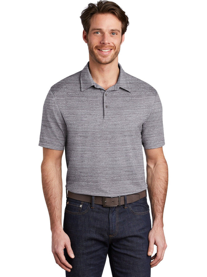 no-logo Port Authority Stretch Heather Polo-Regular-Port Authority-Thread Logic