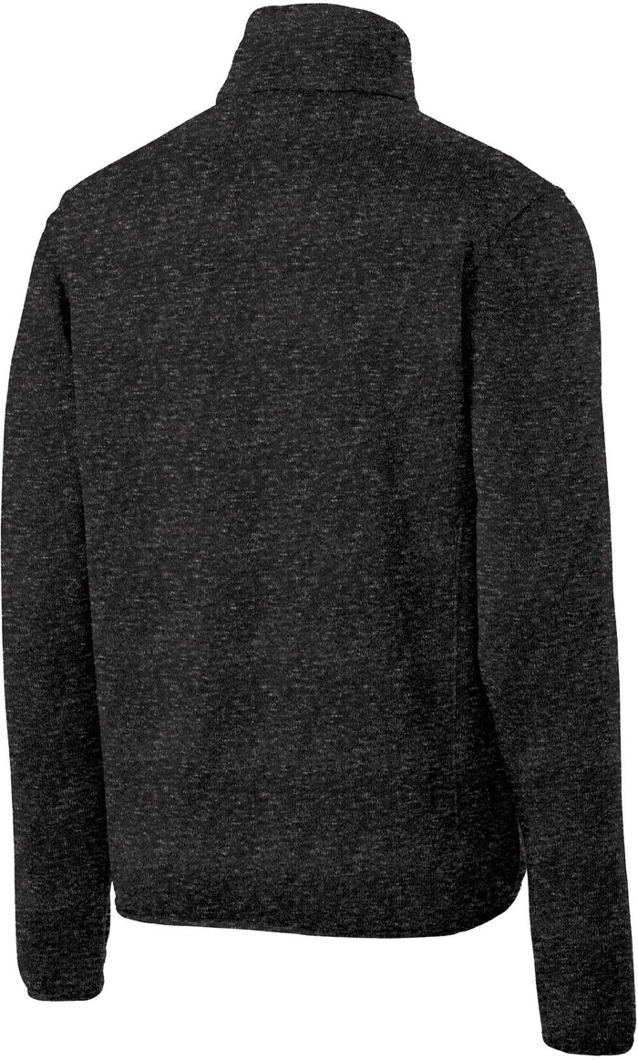 no-logo Port Authority Sweater Fleece Jacket-Regular-Port Authority-Thread Logic