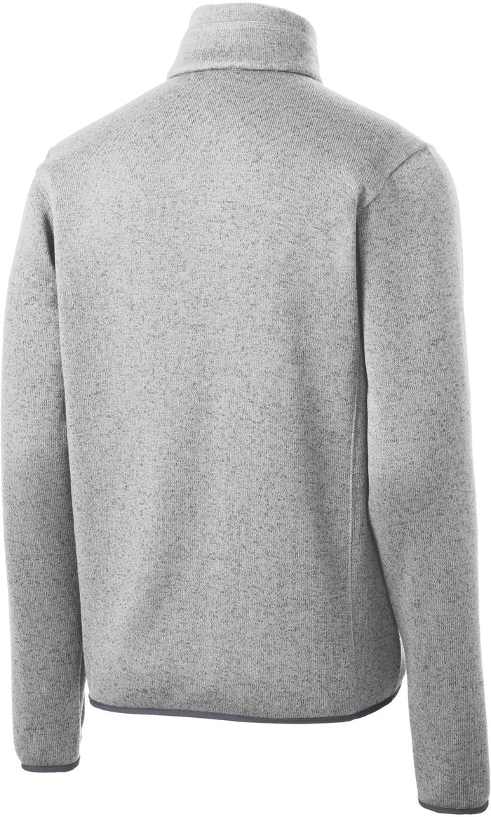 no-logo Port Authority Sweater Fleece Jacket-Regular-Port Authority-Thread Logic