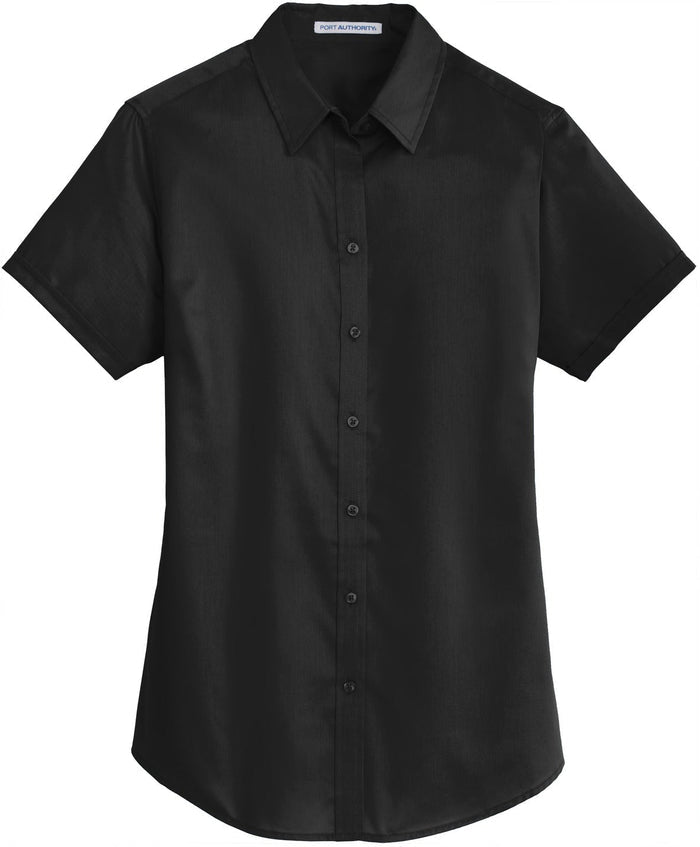 Port Authority Ladies Short Sleeve SuperPro Twill Shirt