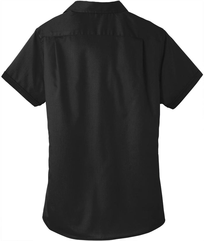 no-logo Port Authority Ladies Short Sleeve SuperPro Twill Shirt-Regular-Port Authority-Thread Logic