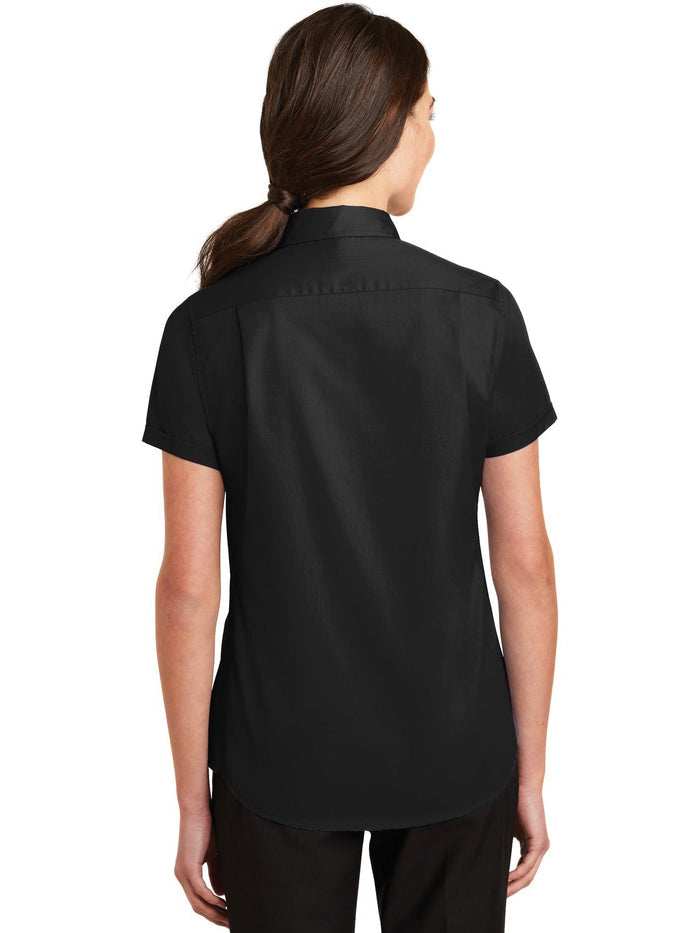 no-logo Port Authority Ladies Short Sleeve SuperPro Twill Shirt-Regular-Port Authority-Thread Logic