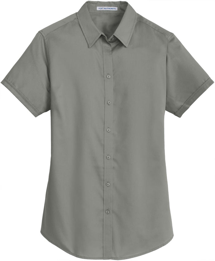 Port Authority Ladies Short Sleeve SuperPro Twill Shirt