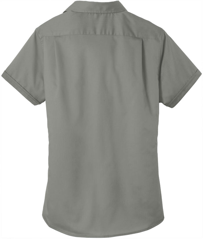 no-logo Port Authority Ladies Short Sleeve SuperPro Twill Shirt-Regular-Port Authority-Thread Logic