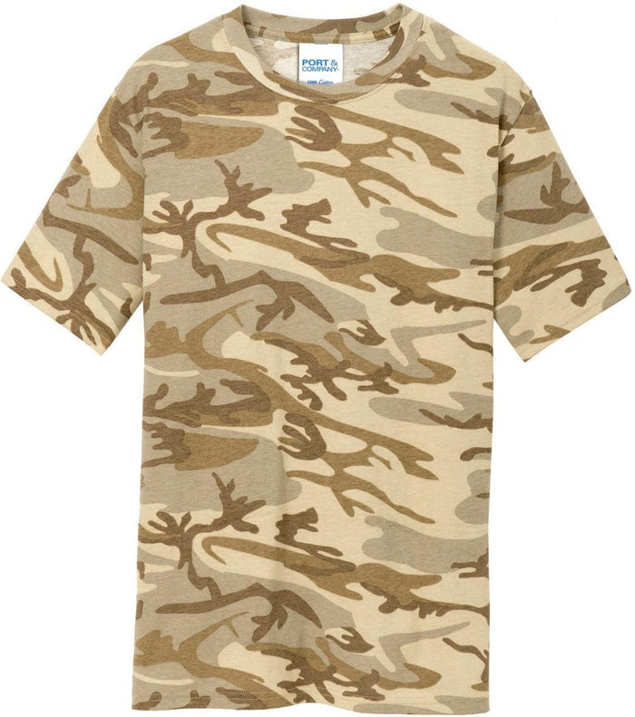Port & Company Core Cotton Camo Tee
