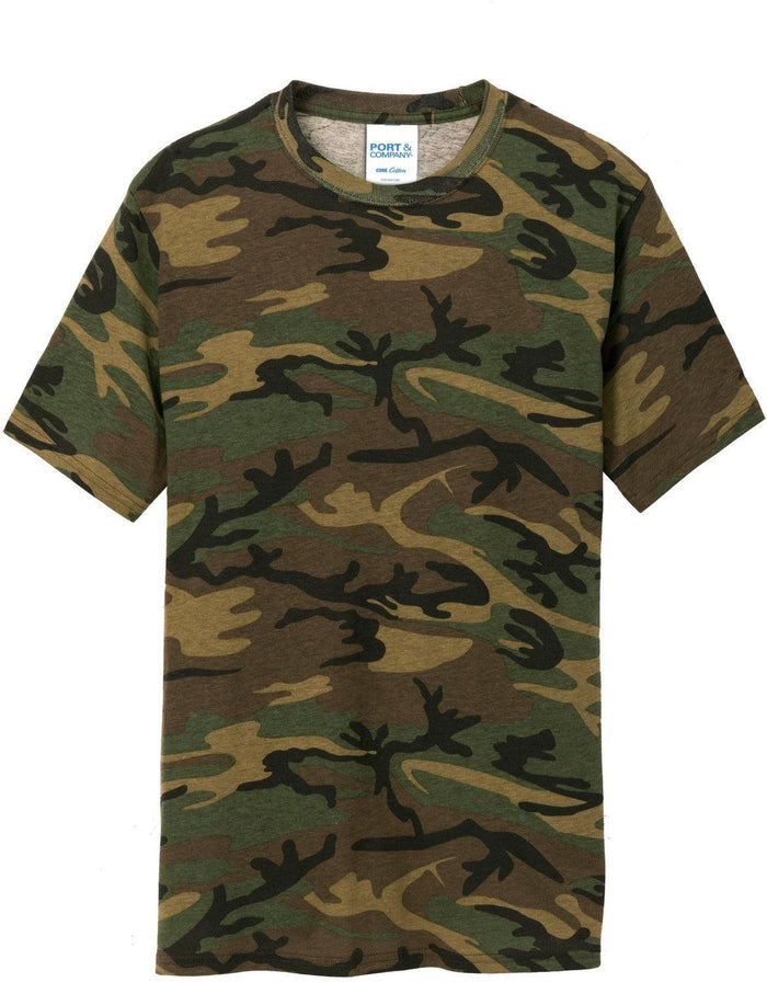 Port & Company Core Cotton Camo Tee