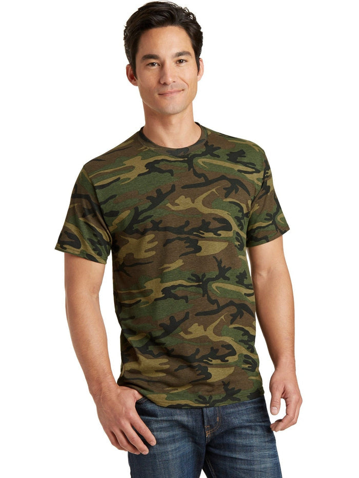 no-logo Port & Company Core Cotton Camo Tee-Regular-Port & Company-Thread Logic