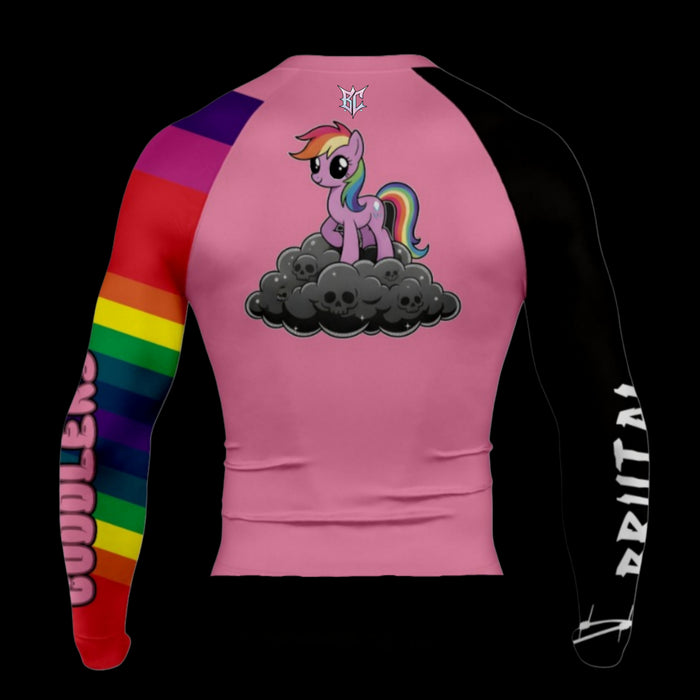 PRE-ORDER Brutal Cuddlers Rainbow Long Sleeve Rashguard (Unisex)