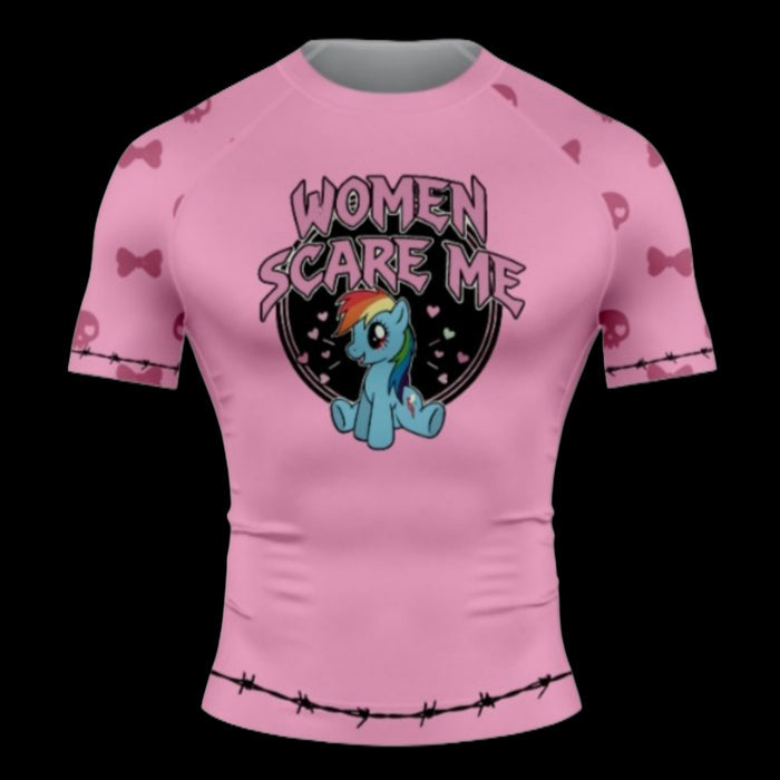 PRE-ORDER Women Scare Me  Rashguard (Unisex) – Brutal Cuddlers