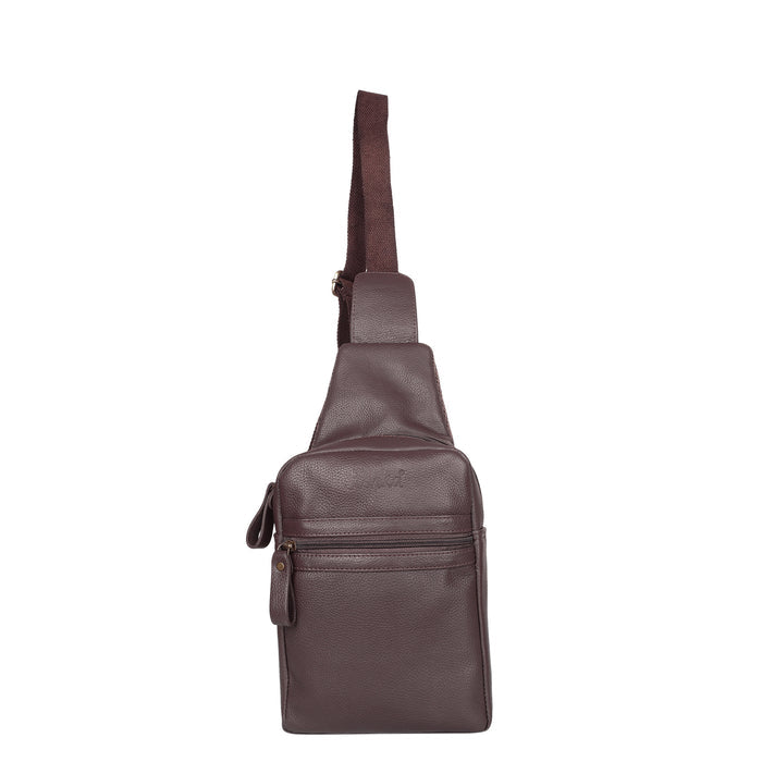 Brown Genuine Leather Fanny Pack for Men and Women for Travel and Everyday Use