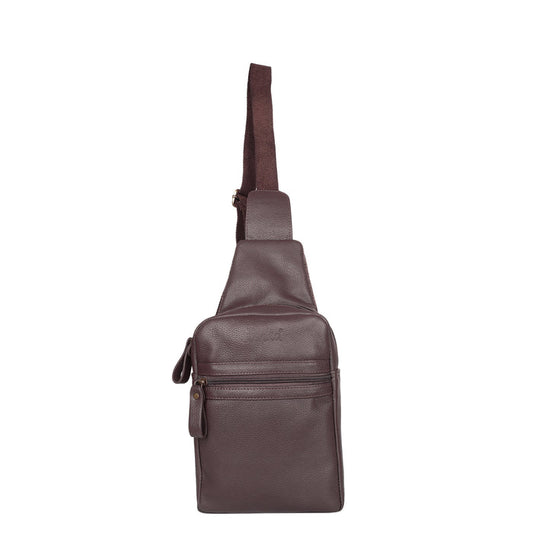 Brown Genuine Leather Fanny Pack for Men and Women for Travel and Everyday Use