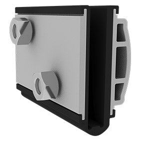 Pressure plate kit for VERSATILT channel glazed system. Suits 12mm glass. - Image 1