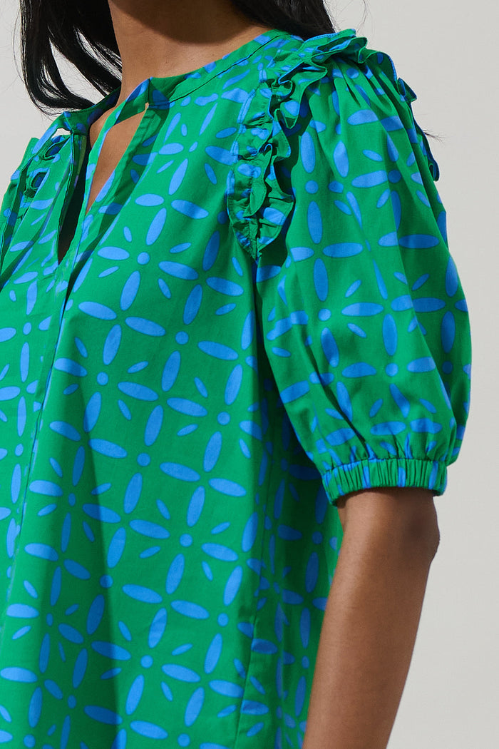 Prism Play Hazel Noche Tie Neck Blouse
