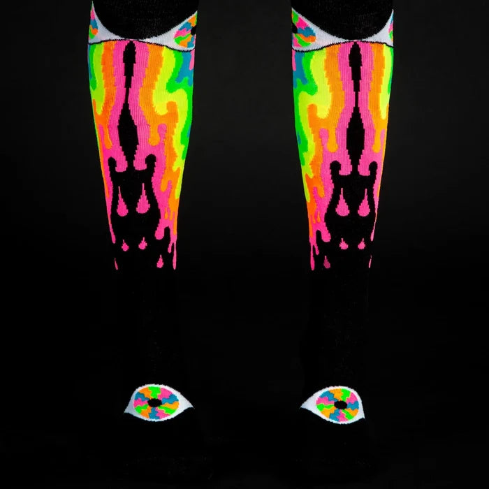 PSYCHEDELIC EYE KNEE HIGH SOCKS
