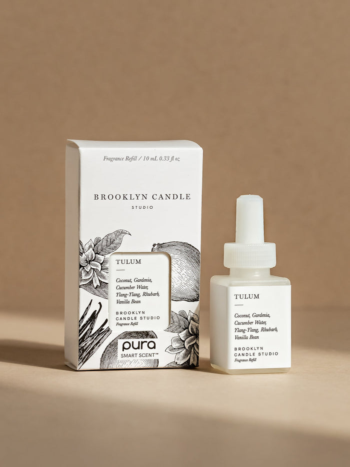 Pura Fragrance Refill Tulum Brooklyn Candle Studio Smart Vial (Multiple Scents)